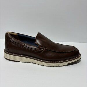 Tommy Hilfiger Men’s Brown Casual Slip-On Loafers, Size 12 M